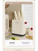 Dopamine Multifunctional Kitchen Knife & Chopstick Storage Rack - Stylish Plastic Organizer for Modern Homes