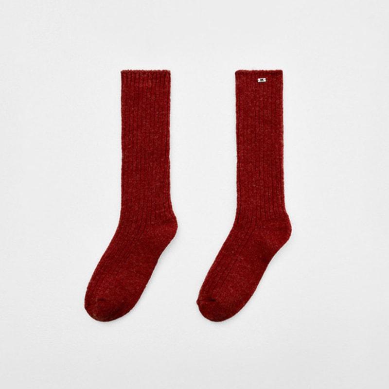 MONGDOL [5 Colors] Wool Blend Golji Knit Socks MDAC034
