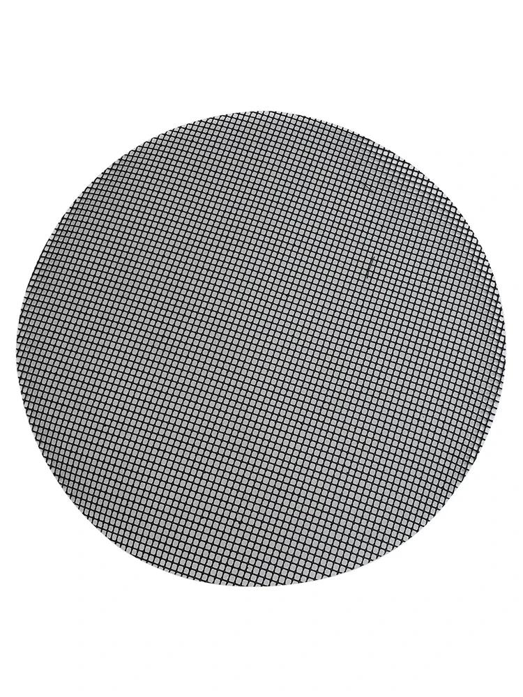 2pcs Round Grill Mesh 16 Inch Fiberglass Grid Mat High Temperature Resistance Reusable Grill Mesh Versatile Cooking Grill Mesh