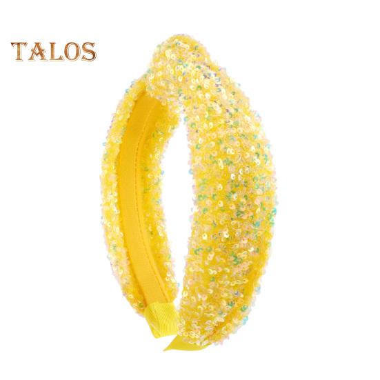 Cerc de păr pentru fete Fancy Sparkling Curcubeu Înnodat Bentiță Accesorii pentru păr Zi de naștere Fată Cadou bentiță