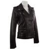 AVIATRIX Giacca da donna in vera pelle (AGSM) - Nero