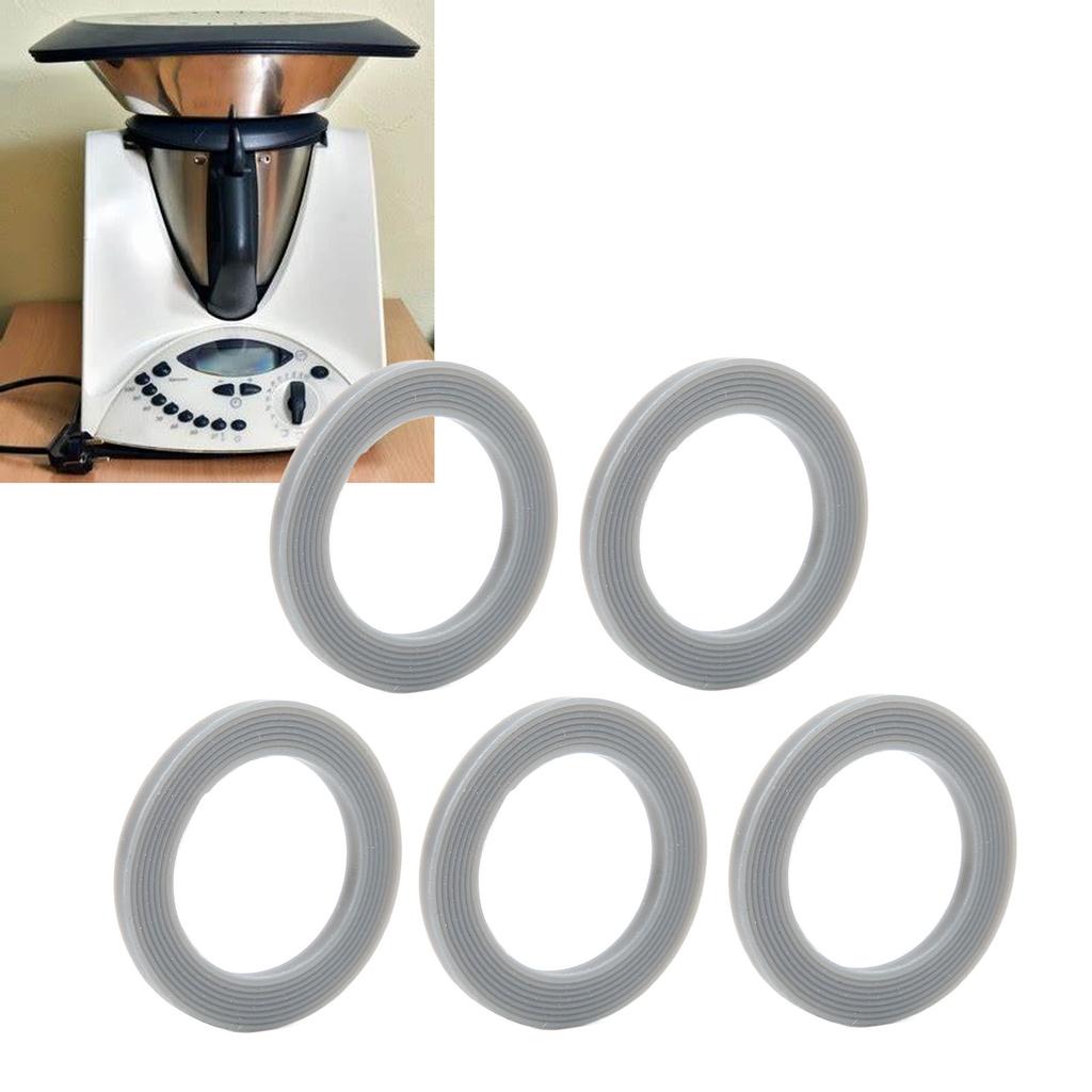5 Pezzi Anelli Protettivi in Silicone per Frullatore Accessorio Mixer Pezzi di Ricambio per Vorwerk Thermomix TM21 TM31