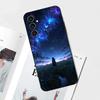 Night Galaxys Sky Stars Space Phone Case For Samsung S25,S24,S21,S22,S23,S30,Ultra,S20,Plus,Fe,Lite,Note,10 Black Soft Shell