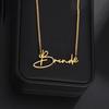 Atoztide Personalized Custom Name Necklaces Nameplate Pendant for Women Stainless Steel Link Chain Mother Kids Jewelry Gift