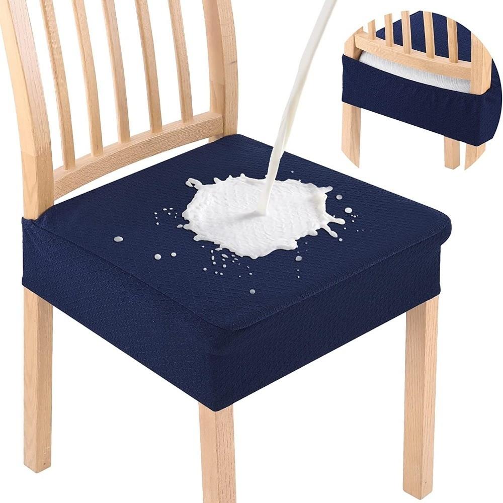 

New Waterproof Jacquard Chair Covers TPU-coated Easy To Clean Chair Cushion Set Durable Stylish Checkered Chair Cover