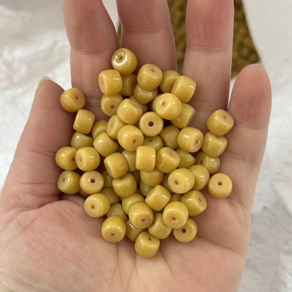 Multi-Color 6x8mm Glass Barrel Beads for Jewelry Making