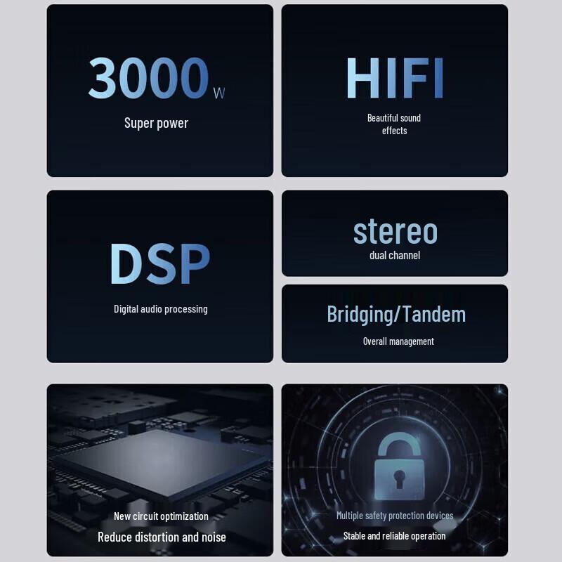 SANSUI XL400 High-Power Professional Amplifier