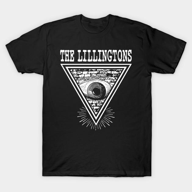 

Men Black Print T-shirt The Lillingtons No-Cut Transfer Paper Print Cotton Tshirt 4XL чорний