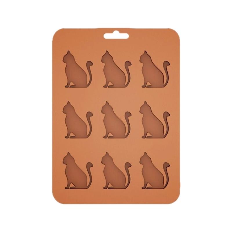 

Ice Ball Making Molds Cats Shape Ice Tray Kitchen Accessary Suitable for Home Cooking People and Cold Drink Lover коричневый