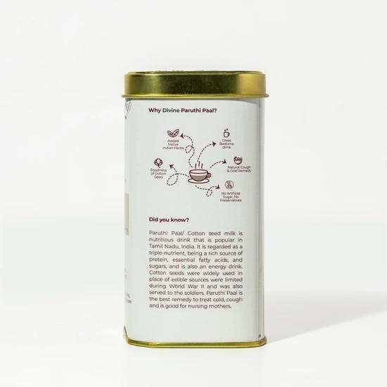 The Divine Foods Paruthi Paal Cotton Seed Latte Mix | Cold-Pressed | Antioxidant-Rich | Supports Heart Health & Cholesterol| 250g