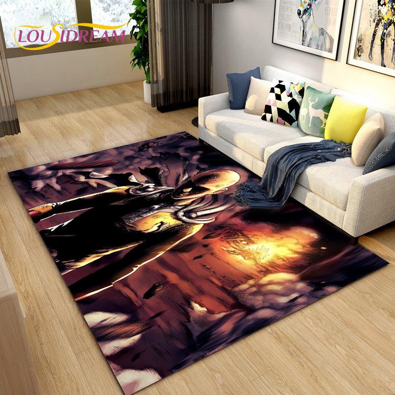 ONE PUNCH MAN, Anime Cartoon Area Rug,Carpets Rug for Living Room Bedroom Sofa Doormat Decoration,Kids Play Non-slip Floor Mat