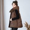 Autumn Winter Vest Women Jacket Puffer Parkas Windproof Lightweight Hooded Warm Waistcoat Female White Duck Down Down Coat Sleeveless