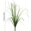 5PCS Simulated Small Grass Bushes for Decorating Fake Grasslands Simulating Reeds and Fake Green Plants Home Decoration PVC Material