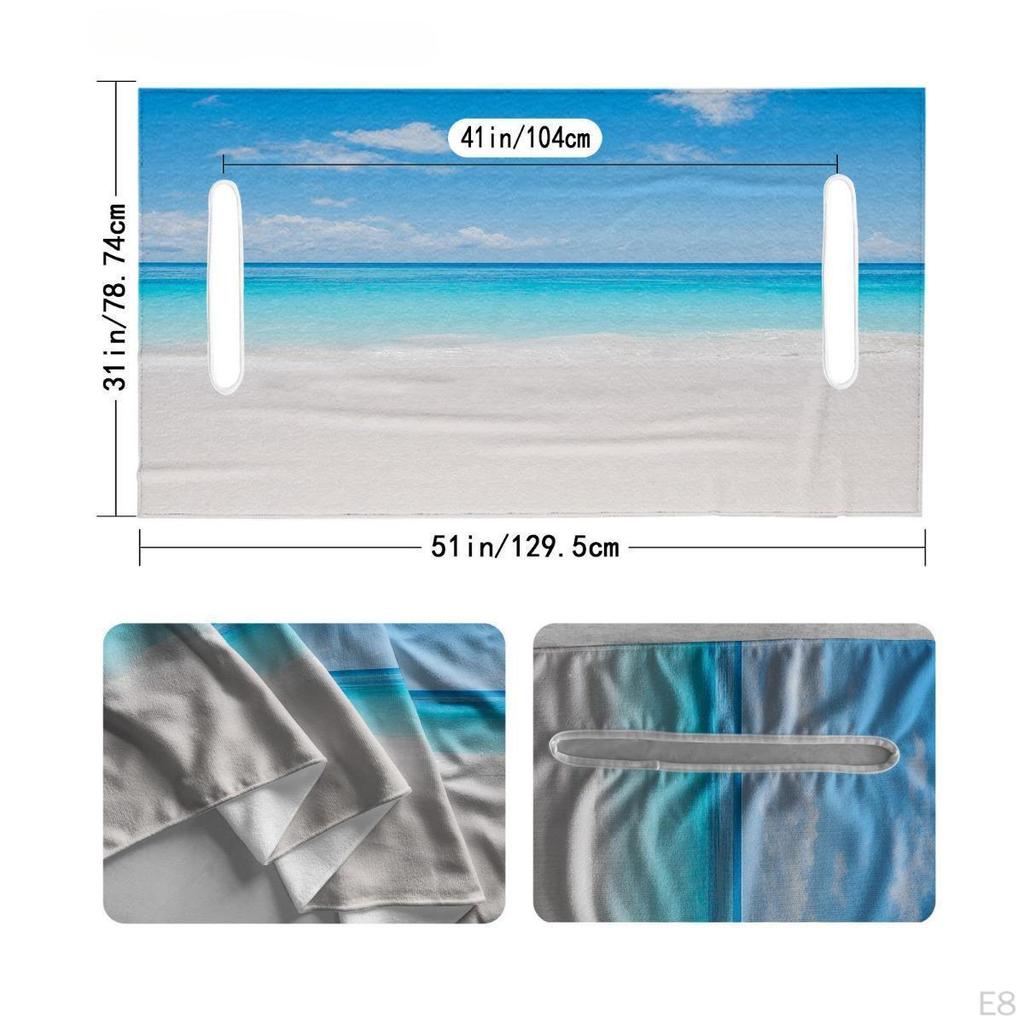 Potah sedadla golfového vozíku Ručník Deka Mikrovlákno Unikátní Lehký Snadno se čistí,