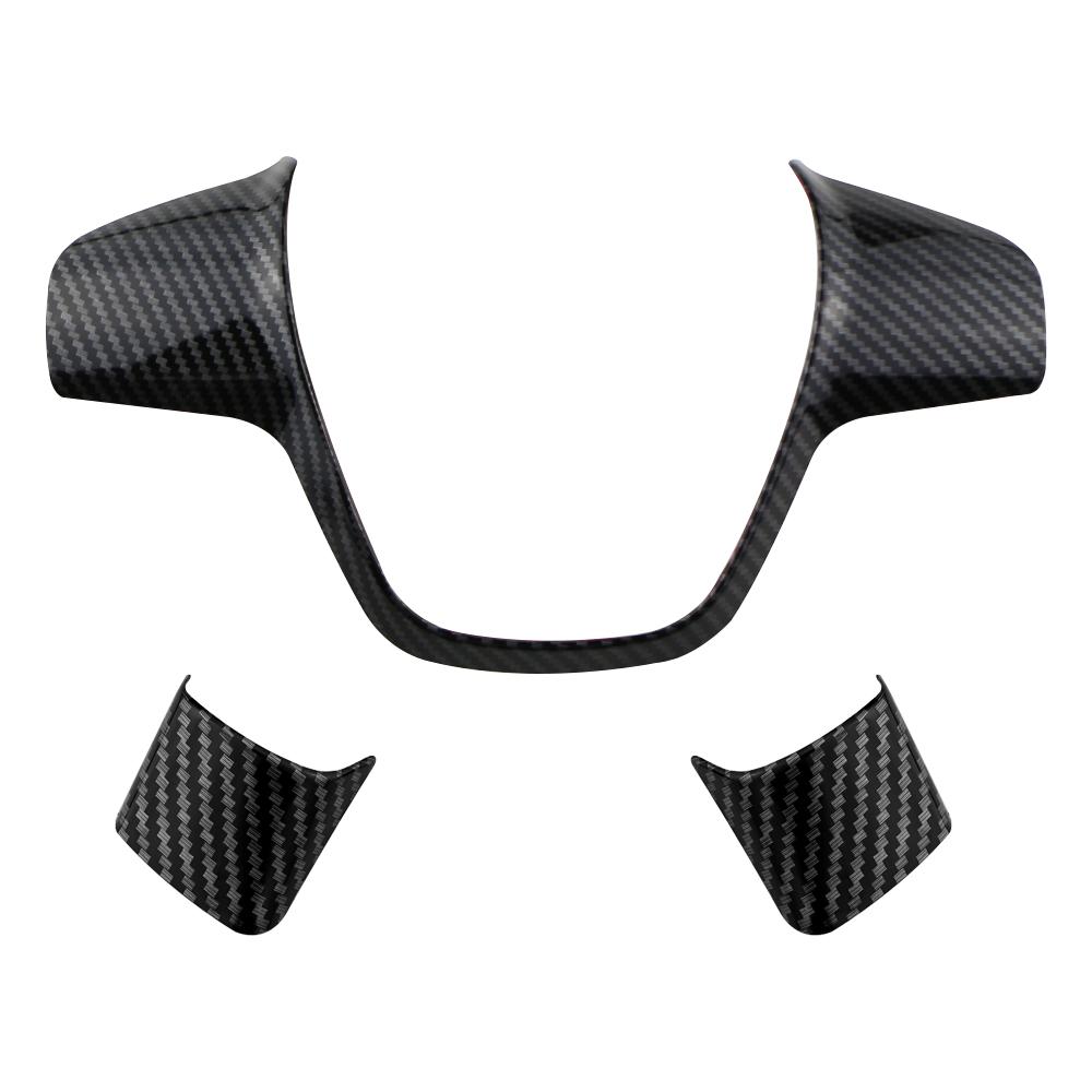 ABS Car Steering Wheel Trim Cover Sticker Decoration for Ford Focus 3 MK3 Sedan Hatchback Kuga Escape 2012 2013 2014
