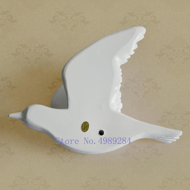 Creative Resin Little bird Wall decoration 3D Home decor wall hangings Decorative accessories Modern crafts Background wall