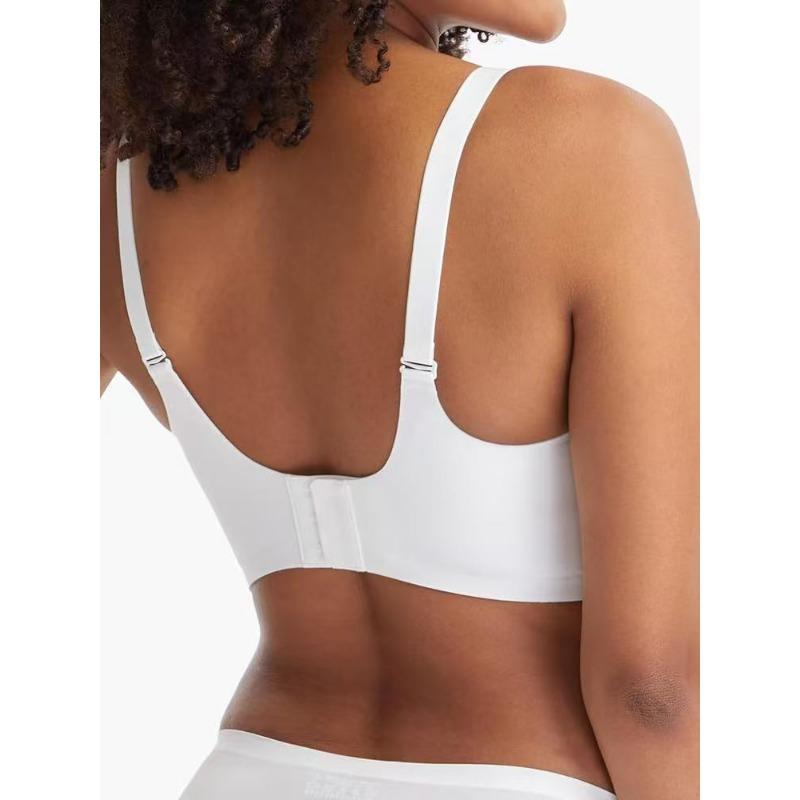 Women S Plus Size Seamless Push Up Bra Thin Wave Edge Summer Underwear