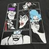 [USED] Disney Villains Anime T-shirt, Black, Vintage.