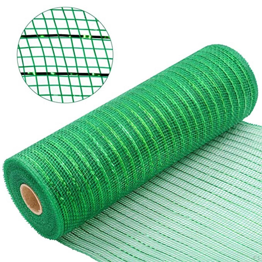 Netzbandrollen 26cm X 10yd Metallic für Kränze Schleifen