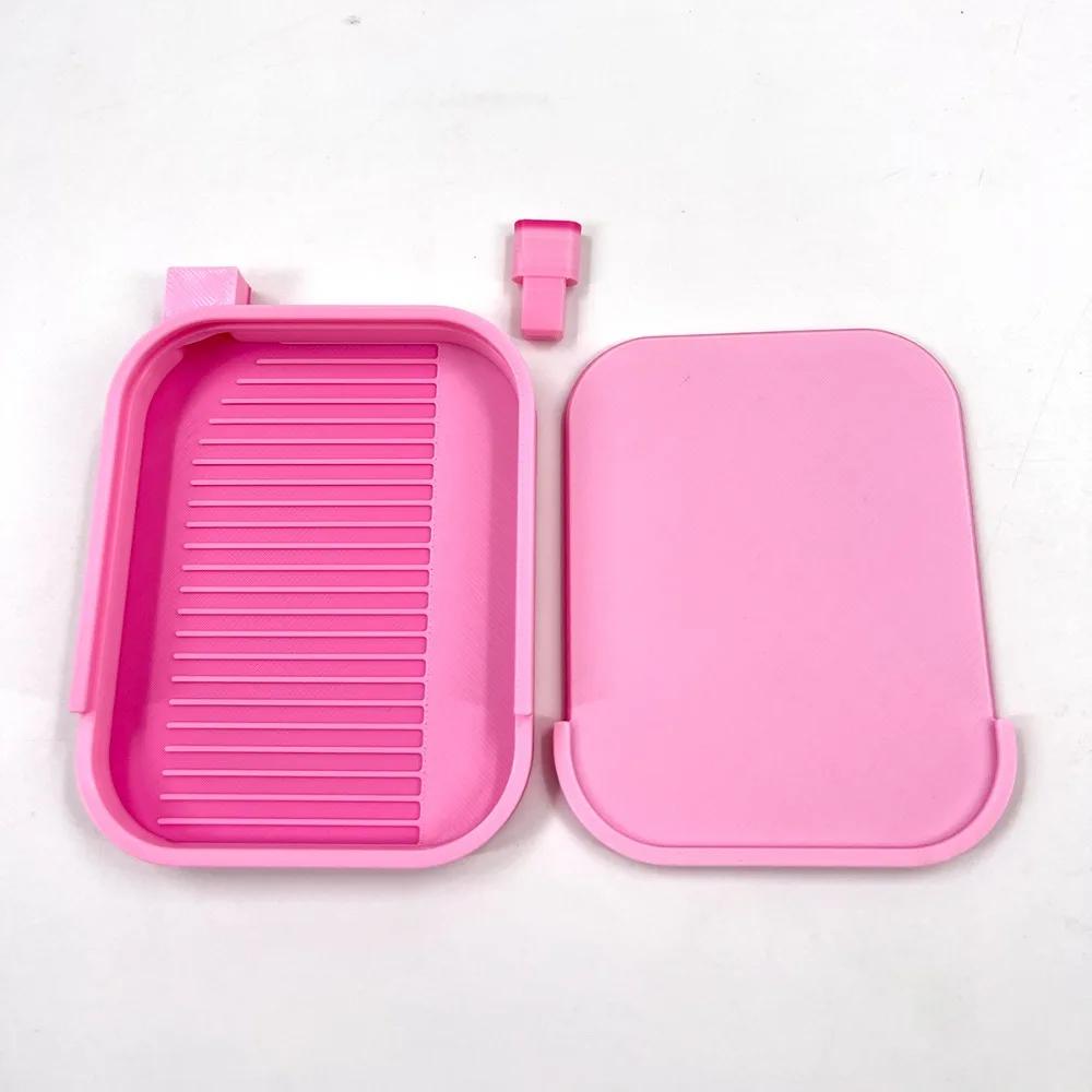 DIY Craft Large Diamond Painting Tray Embroidery Beading Plates Drill Storage Tray With Cover Colourful Drill Storage Container