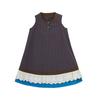 ASK JUNIOR Girls' Summer Plaid Sleeveless A-line Dress