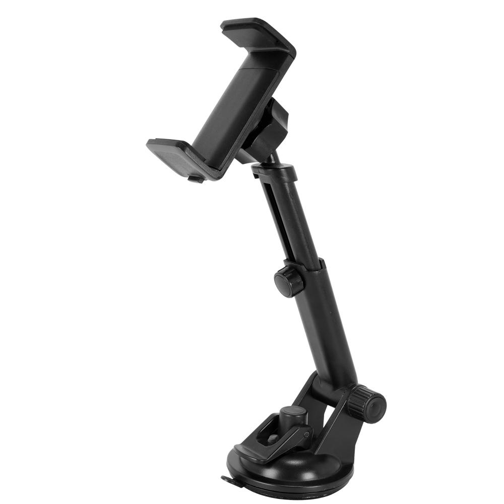 Universal Phone Holder for Car, Strong Suction Clip Cell Phone Mount for Dashboard Windshield with Telescopic Arm Manual clip