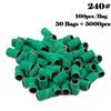 5000pcs Nail Art Sanding Bands 80# 120# 180# 240 Grinder Band for Manicure Drill Machine Removing Gel Varnish Pedicure