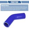 X AUTOHAUX Silicone Hose Silicone Pipe Radiator Hose 1 Piece Inner Diameter 35mm Length