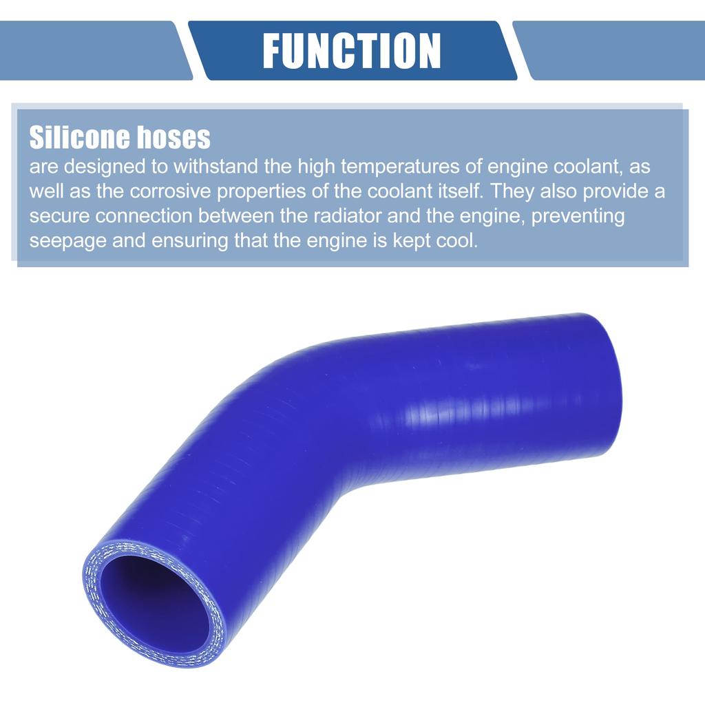 X AUTOHAUX Silicone Hose Silicone Pipe Radiator Hose 1 Piece Inner Diameter 35mm Length