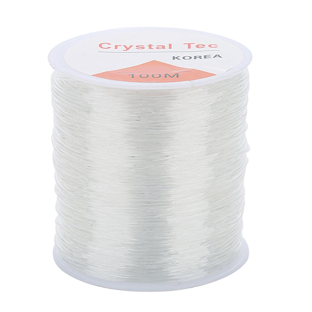 Crystal Elastic Beading Thread Strong Resilience Polyester Stretch Jewelry Cord for Bracelets and Necklaces