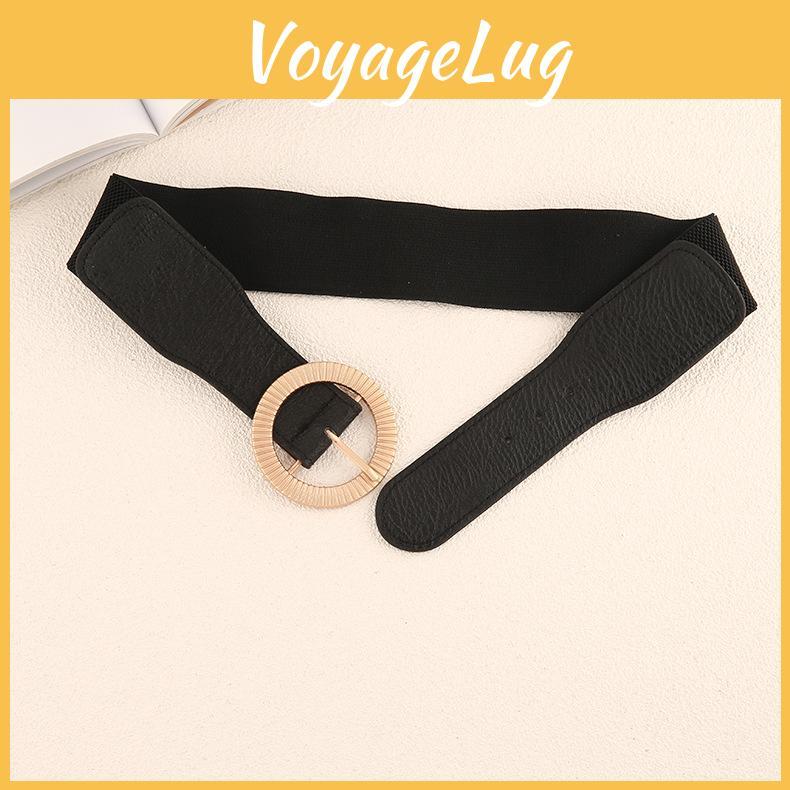 Women Designer Stylish Belt With Pistol Buckle And Stretchable Outerwear Waist