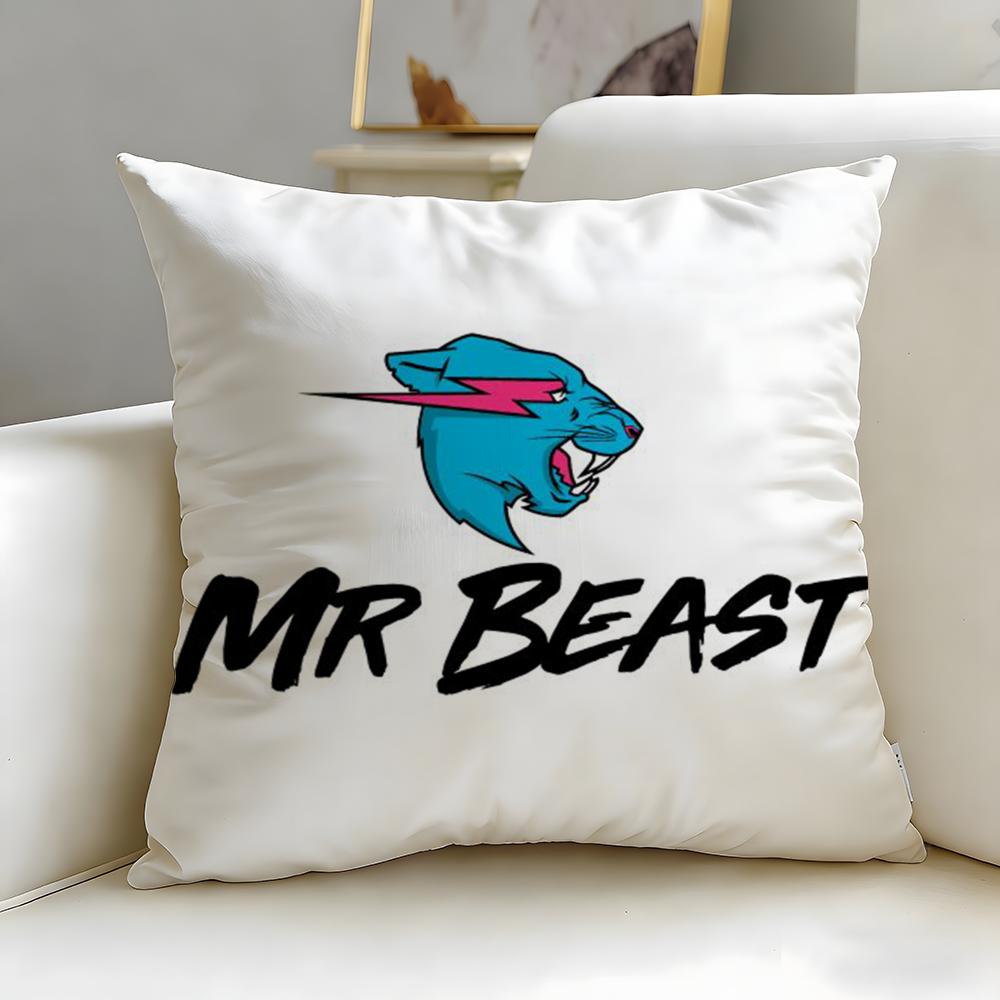 Fodera per Cuscino Mr Beast, Celebrità Popolare di Internet, Morbida e Facile da Lavare – Versatile per Divano, Letto, Viaggio e Ufficio
