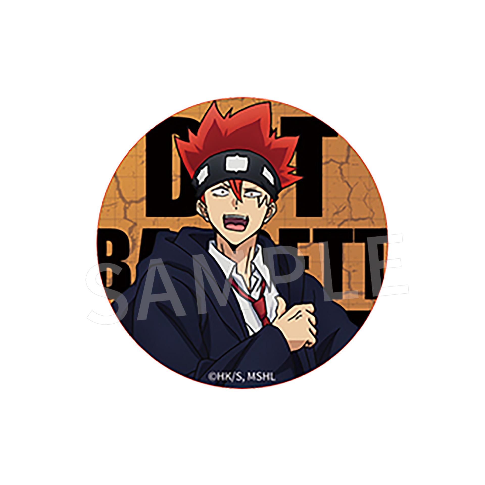 Chao Key Wan Authentic Mashle Magic User Double Flash Anime Badge Approx. 58mm