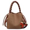 Borsa Secchiello Retrò - Una Piccola Borsa Trendy dal Sapore Classico, Una Borsa a Spalla Singola Crossbody alla Moda.