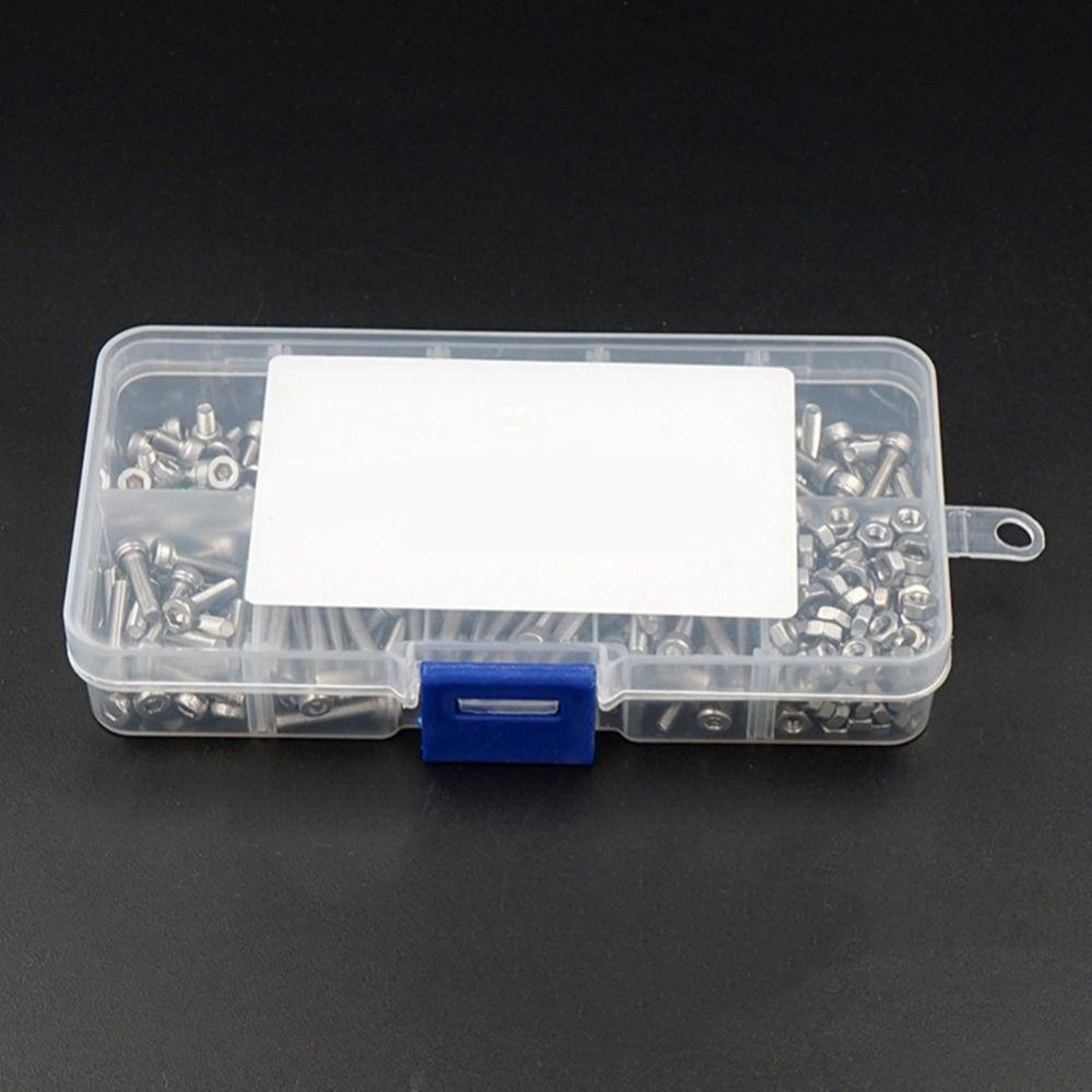 340Pcs 5/6/8/10/12/14/16/18/20mm Metric Screw Assortment Kit M3 Screws  Motorcycle Bike Repair