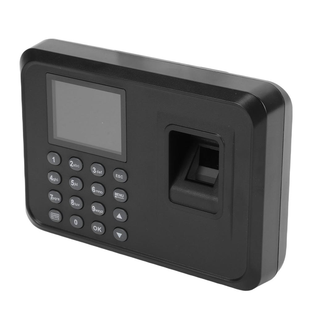 Employees Time Clock 2 In 1 Fingerprint Password In Out Machine Attendance Punch Recorder Tracker for Small Business US