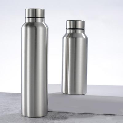 Portable?Stainless Steel Single Wall Large Capacity Water Bottle Outdoor Supply