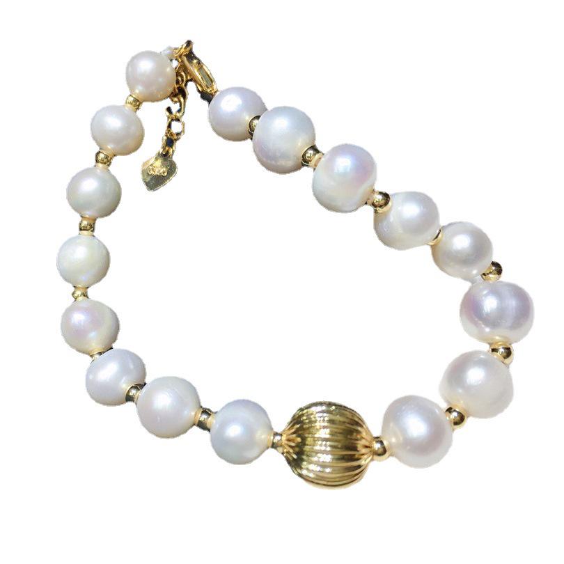 2024 Versatile Niche Design 8-9mm Freshwater Pearl Bracelet - Light Luxury, Simple Fashion