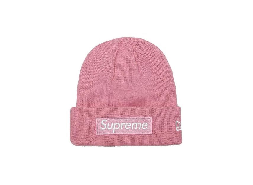 Supreme New Era Box Logo Beanie Pink One-Size
