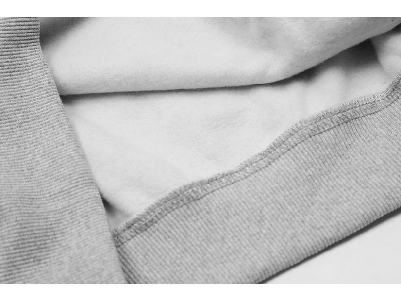 2022 FOG Essentials Schwarzes Kapuzensweatshirt mit Buchstabenflock und parallelen Linien - Trendige Marke Grenzüberschreitende 1977er Edition.