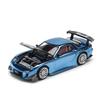 POP RACE Mazda RX7 Widebody Blau Chrom Fertigprodukt PR640223 1/64 REAmemiya