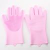 High-Temperature Resistant Silicone Dishwashing & Pet Bathing Gloves