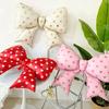 Love Print Bow Aluminum Film Balloon Pink Red Bow Balloon for Birthday Party Wedding Season Mother's Day Decoration Photo Props