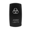 SPST Carling Switch Car Boat Truck Rocker Switch 1pc 5 Pin Marine Switch 12V 24V ON-OFF Blue LED Waterpoof