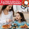Stuffed Waffle Maker Rotating, Flip Waffles Maker Machine with Removable Waffle Ring, Ceramic Coated Belgian