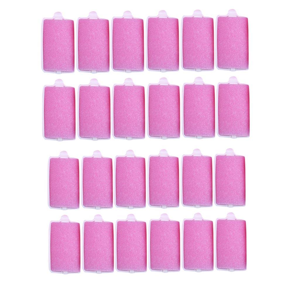 Buy 12pcs Pink Sponge Hair Curler Pear Blossom Roll Natural Beauty Hair