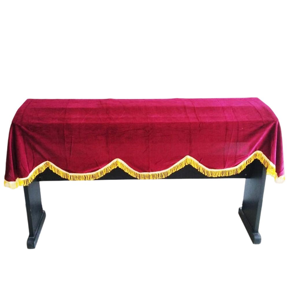 

1PC 180x80cm Thickened Velvet 88 Key Electric Piano Covers Wine Purple Fringed Dustproof Piano Protector for Home Music Store 180x80cm винный