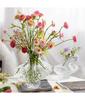 Luxury Nordic Minimalist Style Frosting Glass Vase Classic Home Living Room Decoration Stand For Flowers Decorative Vases Modern
