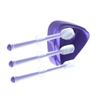 3Pcs Cat Toothbrush High Safety Silicone Durable Comfortable Grip Easy to Use Small Dog Toothbrush for Home Pet Store