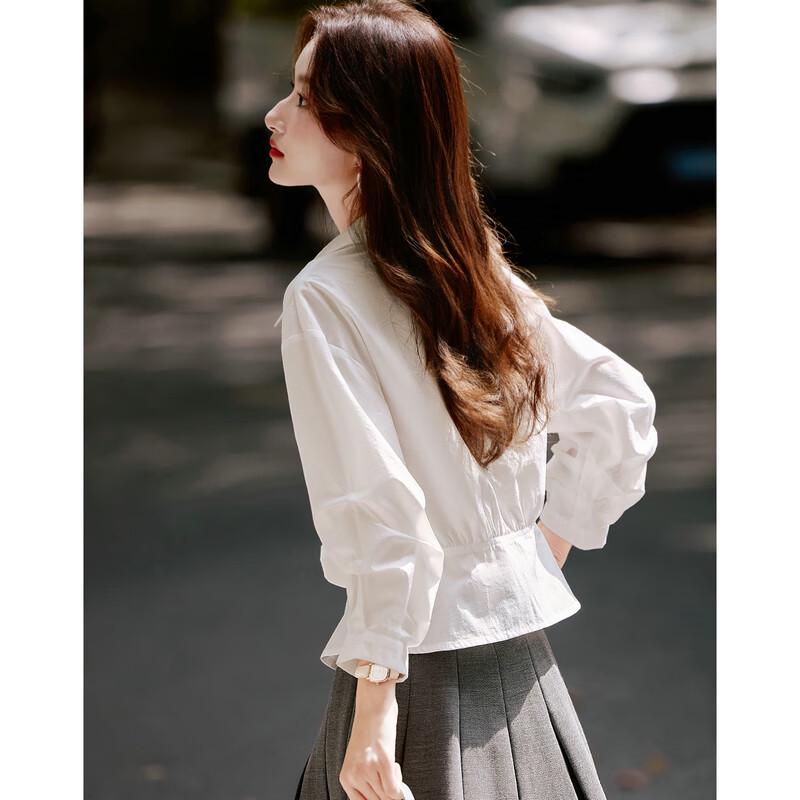 Elegant Commuter Pleated Waist Blouse